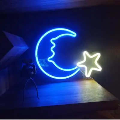 
Wholesale Custom Design Acrylic Pink Signs Heart Table Stand Party Decoration Led Neon Light 