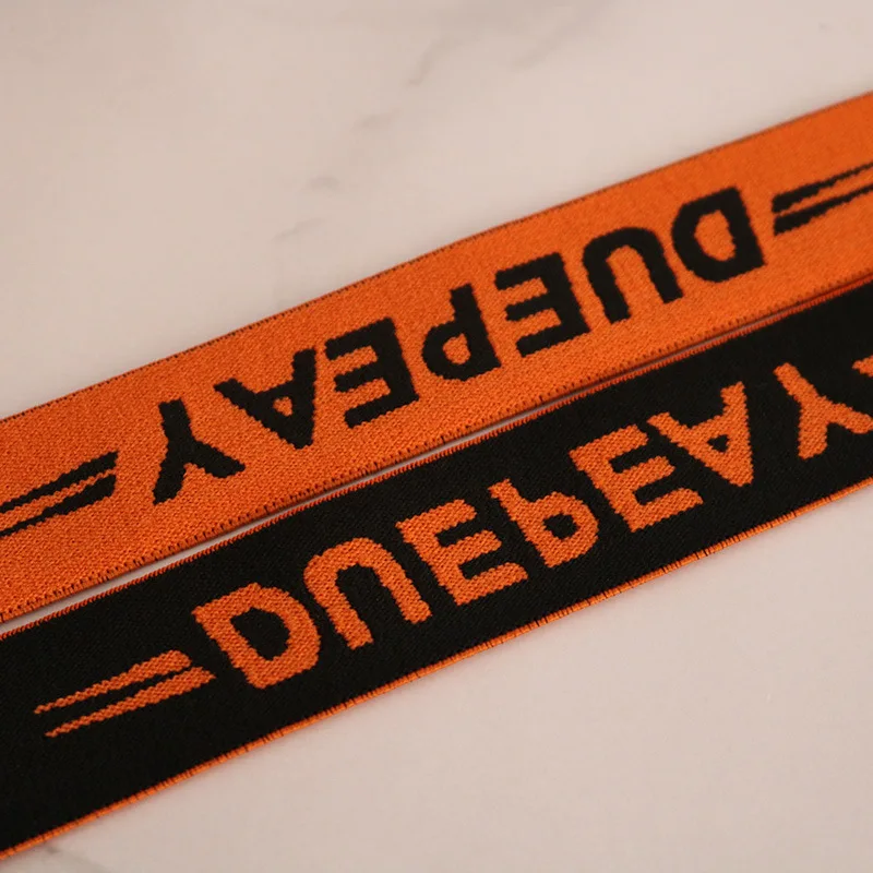 
Factory Bulk Supply 3Cm Sustainable Wide Colorful High Quality Jacquard Elastic Webbing Polyester Band 