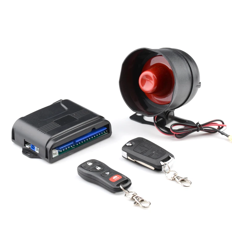 One Way Car Alarm Anti-Hijacking Auto Central Lock Car Alarm System With 4 PCS Central Door Lock Actuators System