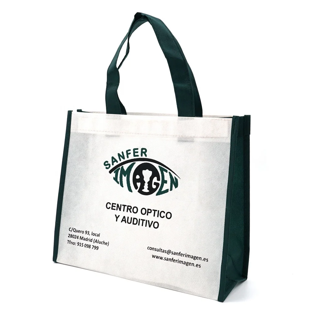 Custom Printable Non Woven Bag Tote Reusable Shopping Bag eco Promotional Nonwoven Shopping Grocery Bag with Logo