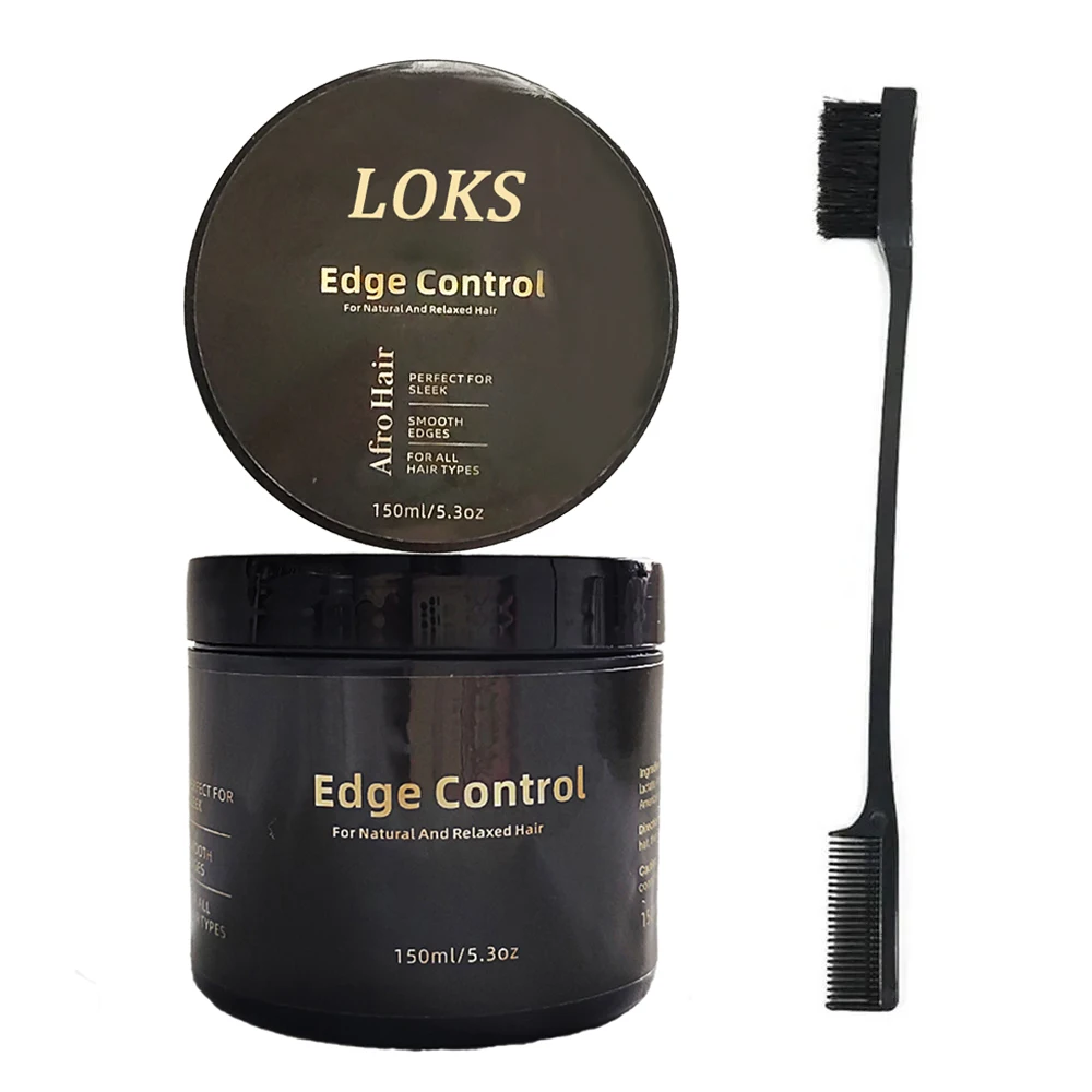 Top Selling Best No Residue Flaking Fast Dry 24 Hours Long Lasting Low Moq 4C Hair Extreme Hold Hair Gel Pomade Wax Edge Control