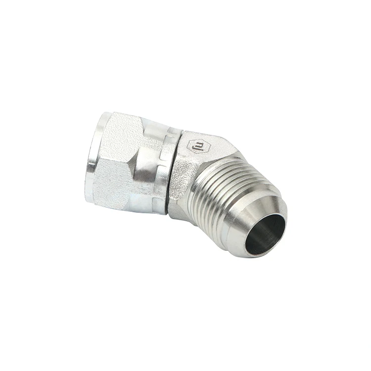Female Male JIC 45 degree Elbow  carton steel pipe fittings Hydraulic Fittings adapter