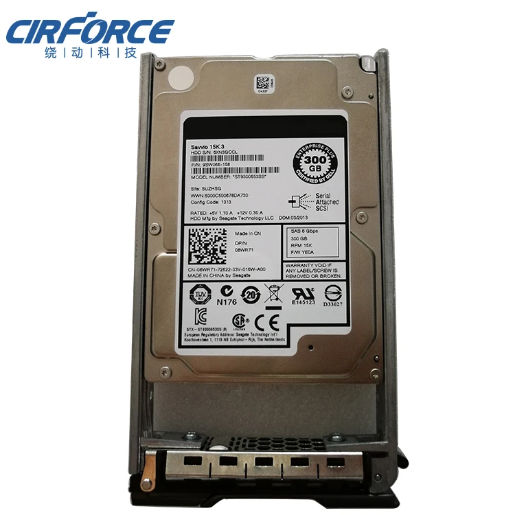 300 ГБ 2 5 'жесткий диск 8WR71 6G 15K SFF SAS 08WR71 ST9300653SS