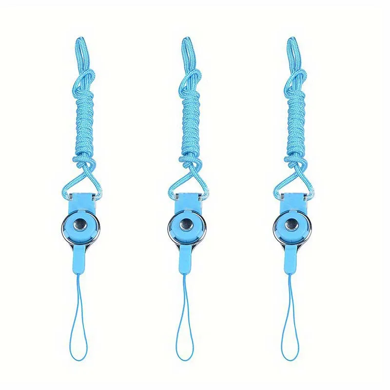 New Product Neck Strap Anti-lost Long Phone Lanyard Phone Hanging Neck Strap Black Pink fairy tail phone strap