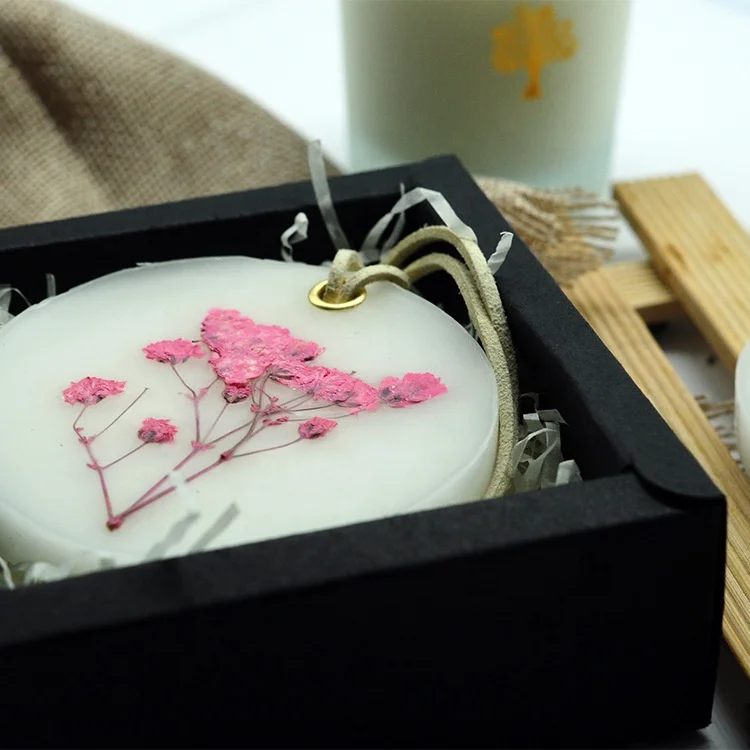 
hanging dried flower fragrance candle charms 
