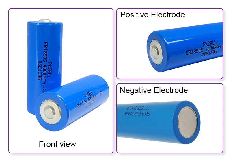 High Capacity 3.6V ER18505 ER18505M 3.6Volt 3200mAh Priamry Lithium Battery for Detector