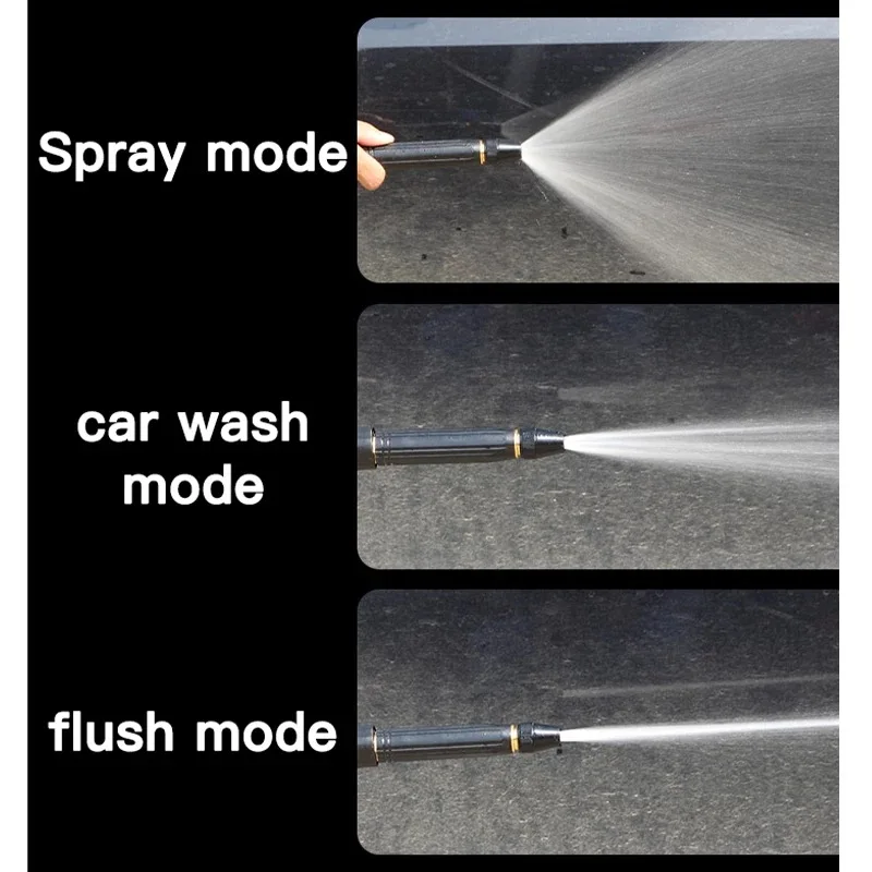 Hot sale portable Straight Nozzle Adjustable Car Wash Water Gun High Pressure Sprinkler Connector Sprinkler For Lawn Garden