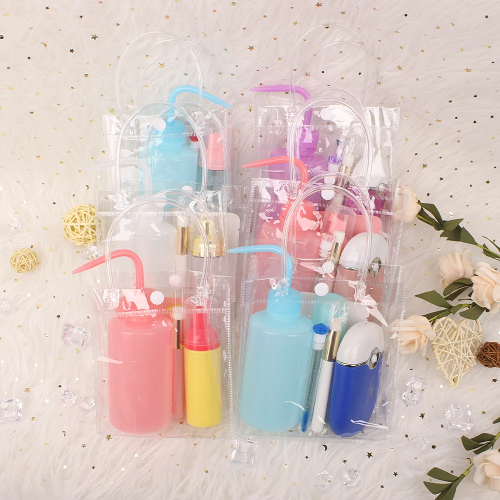 High Quality Eyelash cleanimg mousse lash shampoo kit with fan private label lash shampoo kit