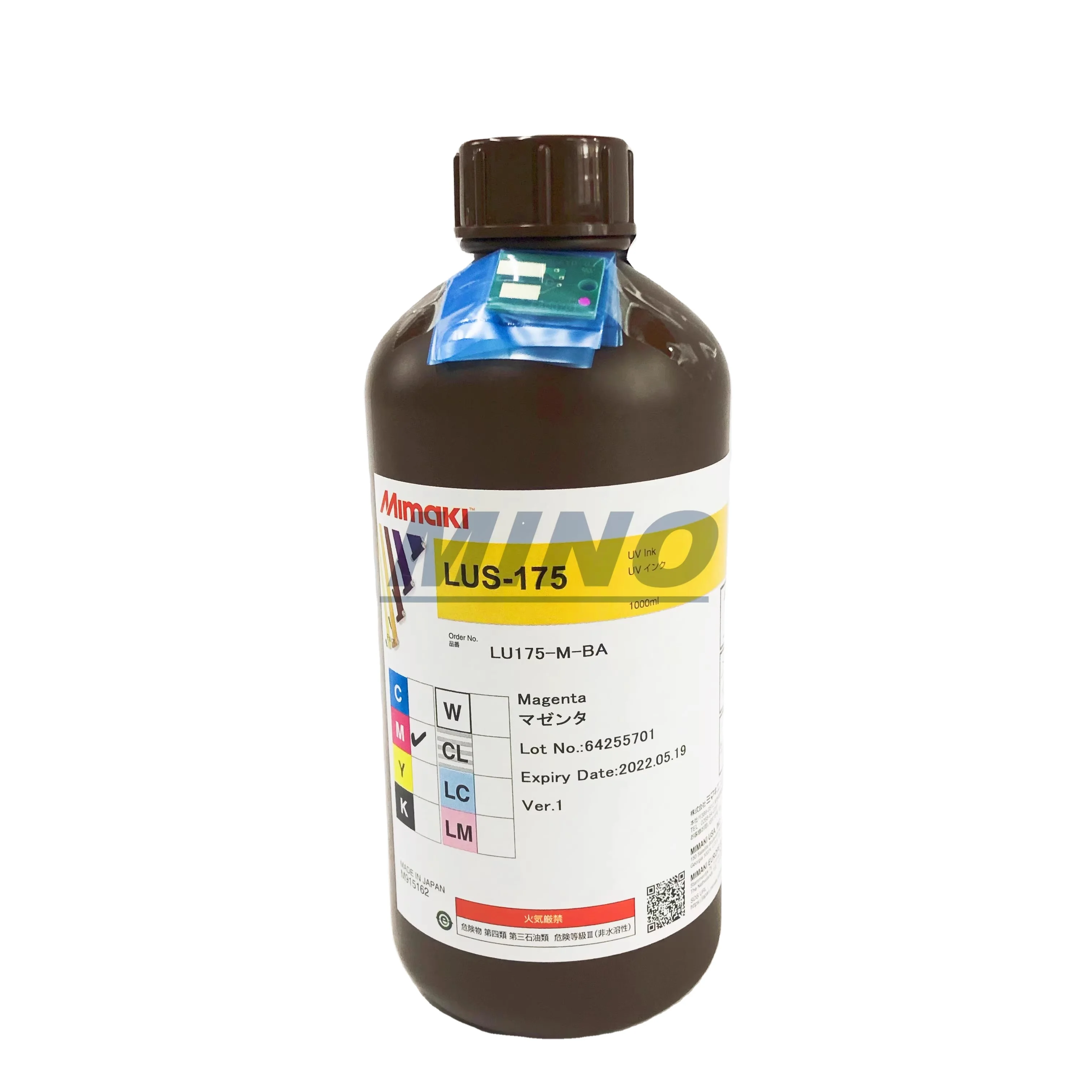 original Mimaki LUS-175 UV curable ink for UJF6042 /UJF3042 MKII printer with 8 colors  1000ml
