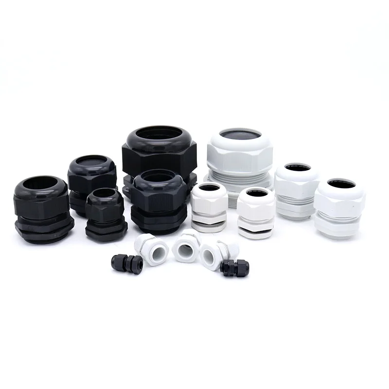 IP68 Plastic Wire Protecting Compression Explosionproof Waterproof PG Nylon Cable Gland Harness Connector