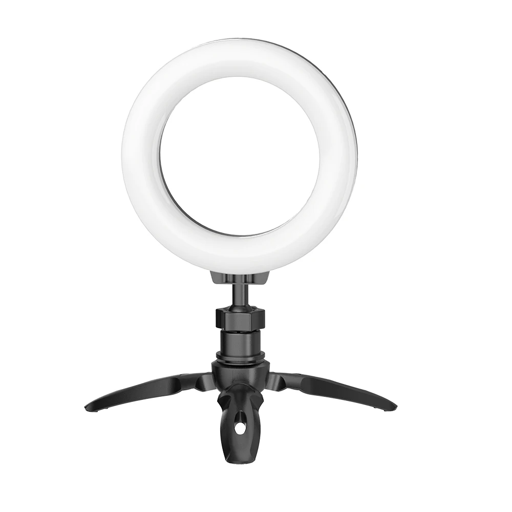 
Led With Stand Makeup Tripod Fill Rgb Phone Table 6 8 10 Inch Of Portable Circle Holder Big Desktop Beauty O Ring Light 