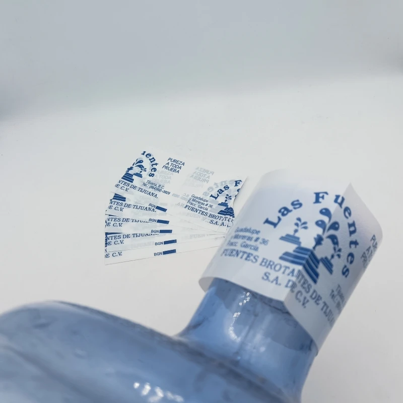 Custom Heat Seal Water Plastic Bottle Packaging shrink band PVC Film Shrink Sleeves Wrap Label For PET Bottles