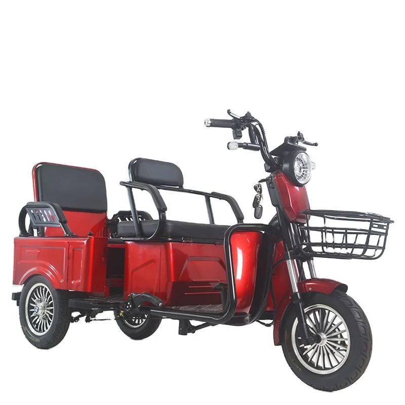 HOT sellingNew Model 2023 Hot Selling Fat Tire Passenger Electric Tricycle For Adults