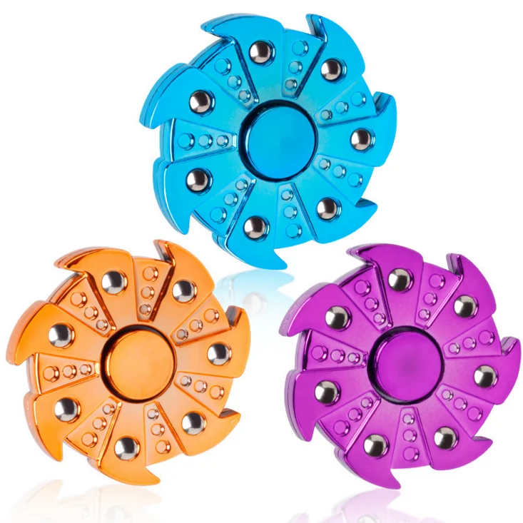 
Children patterned three leaf fingertip gyro decompression finger tip gyro toys 