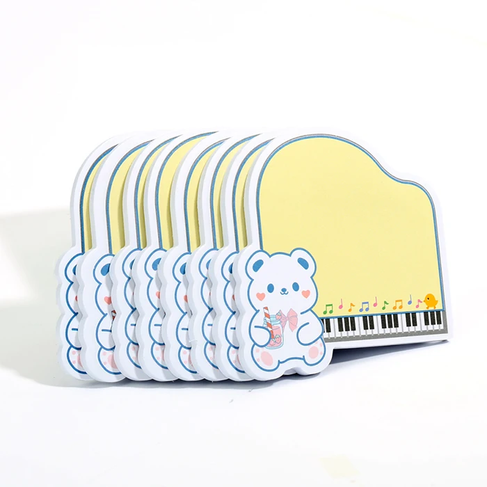 2024 Oem Kawaii Cartoon Pattern Memo Pads Sticky Notes For School Office