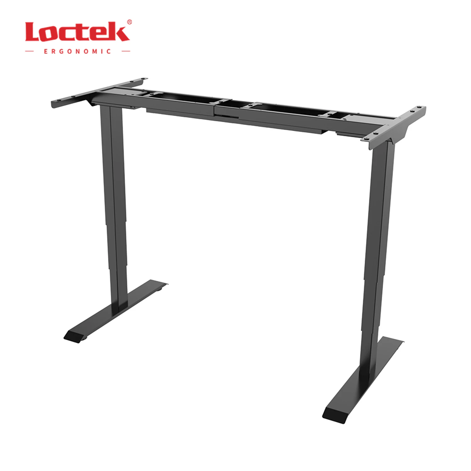 Двухмоторная Регулируемая по высоте стойка с откидной ножкой, стол для офиса Loctek ET224(IB)