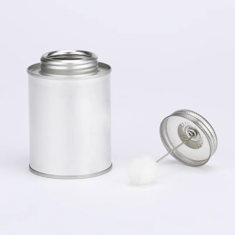 metal lid with brush for adhesive several size for your choice