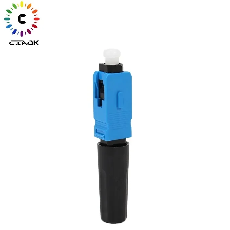 50mm 55mm FTTH Fiber Optic Fast Connector Rapido SC UPC Optical Connector SC Fast Connector