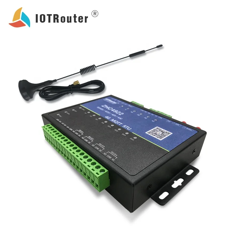 Low Power Gprs Data Logger RTU Modebus IO Serial RS485 to 4G WiFi LTE Relay Output IOT Router ZHC4922 Ethernet Converter DTU 178