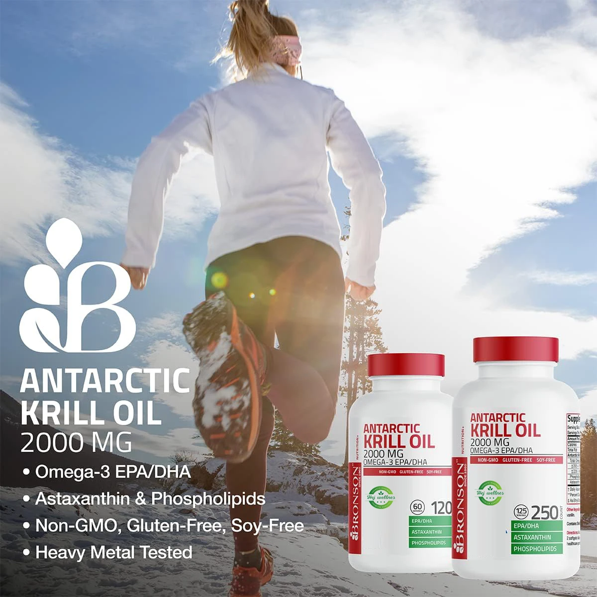 custom antarctic krill oil softgel  2000 mg contains omega-3 fatty acids epa dha astaxanthin phosphatide krill oil supplement