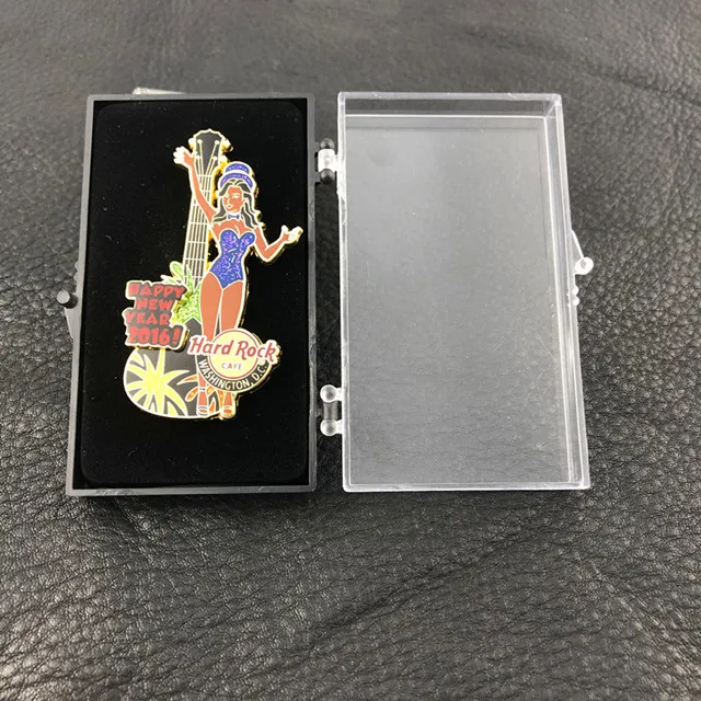 Custom High Quality USA Guitar Rock Metal Emblem Lapel Pins Badge