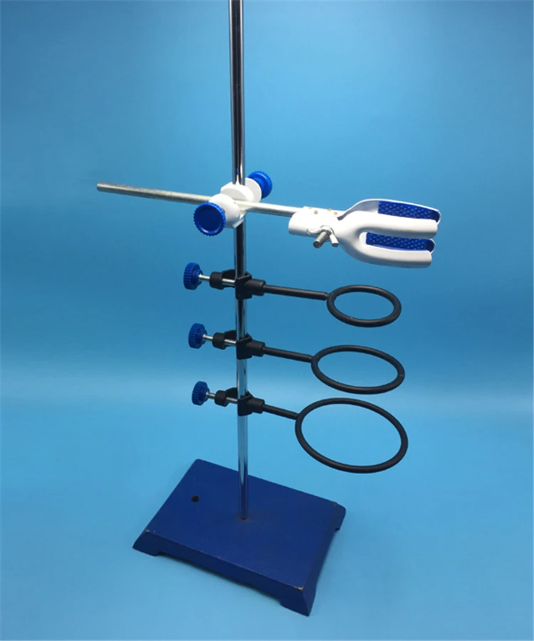 Оптовая продажа от производителя, тонкообработанное лабораторное оборудование, металлическое трехкольцевое среднее кольцо