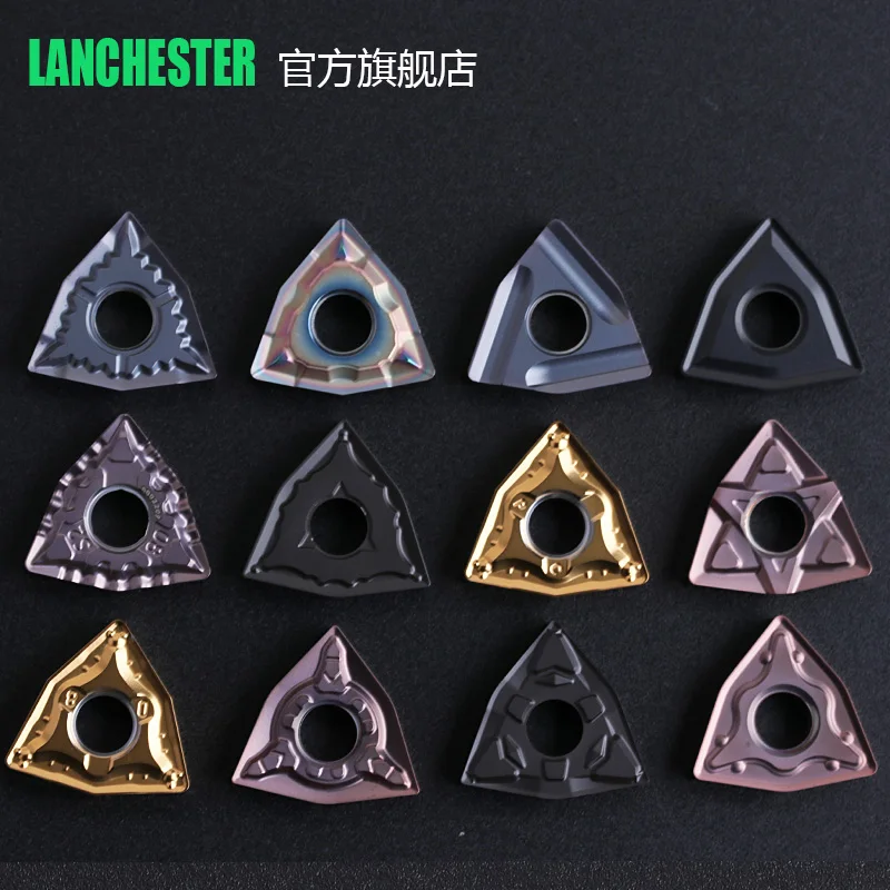 Peach-shaped numerical control blade lathe alloy cutter head stainless steel cylindrical turning tool WNMG080408 quenching MS