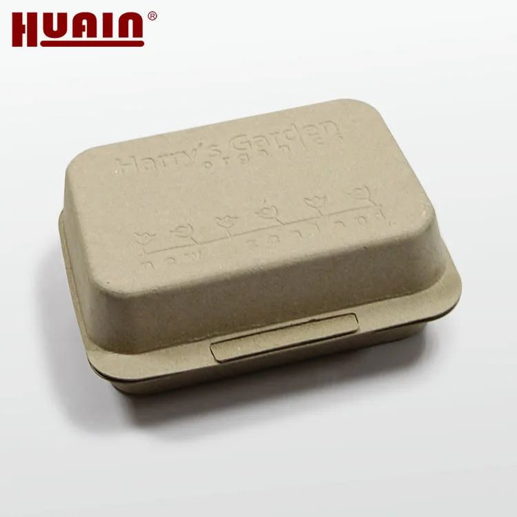 HUADING Custom Molded Fiber Paper Pulp Mold Packaging Carton Trays Polystyrene Packaging Moulded Pulp for Sale