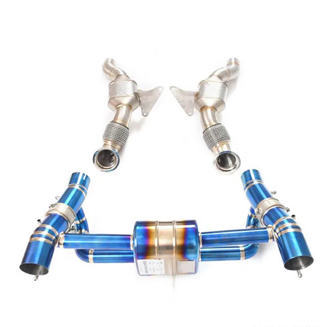 Performance Active Sound Carbon Fiber Tip Headers Catback Exhaust For Chevrolet Cruze