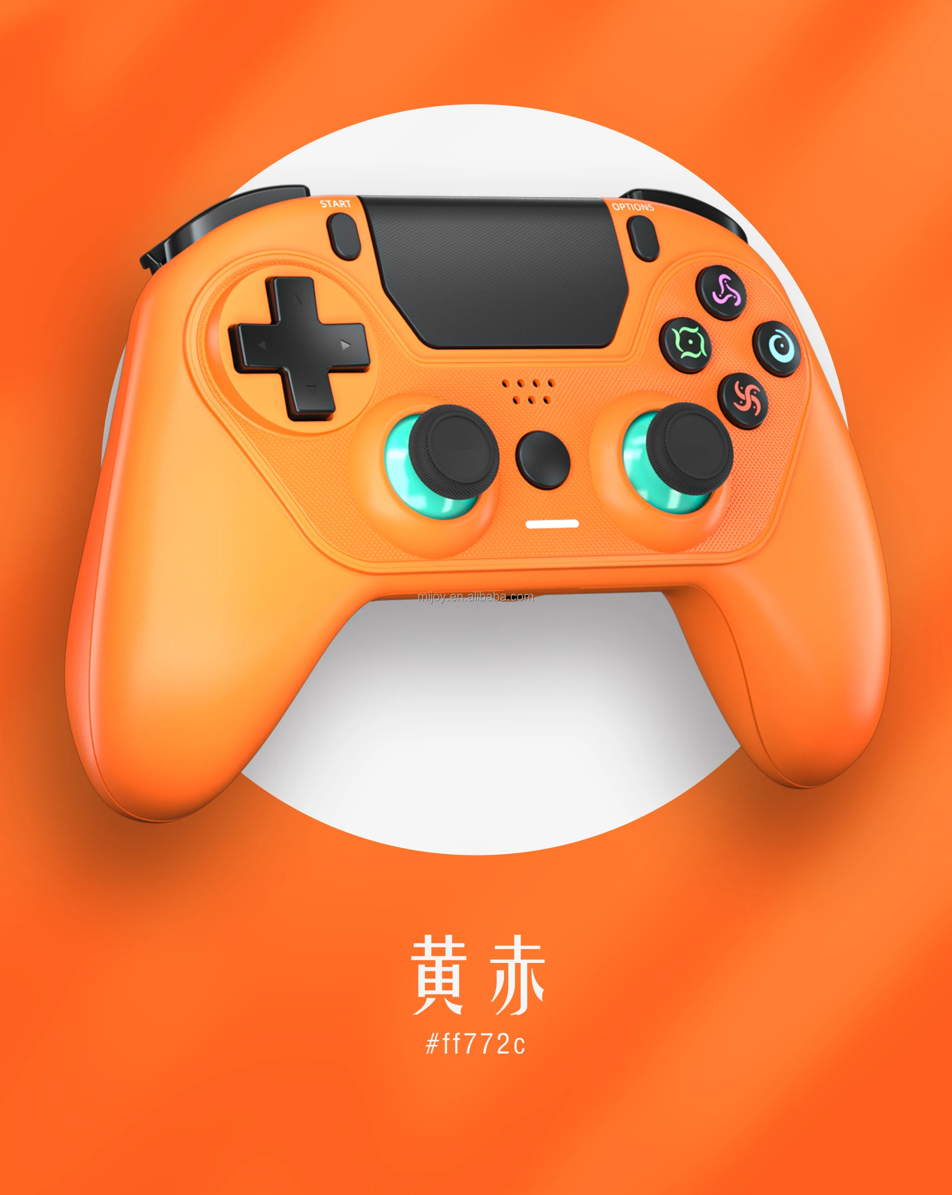 Hot Sale Doubleshock Game Controllers Wireless Joystick For PS4/PC gamepad For Sony PS4 pro slim Controller