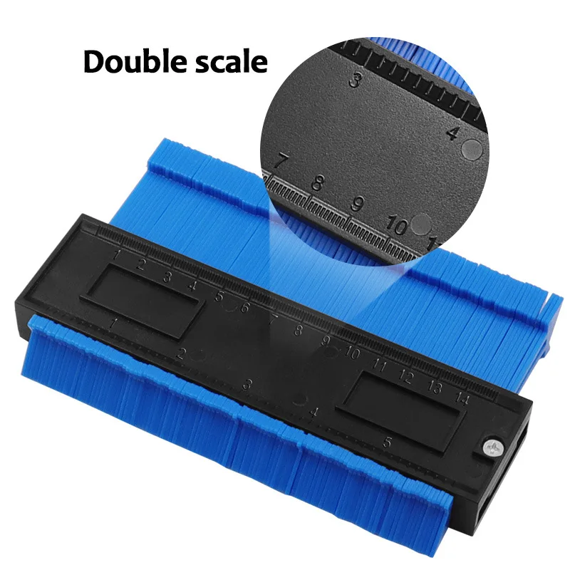 High quality Plastic Contour Gauge Tool Shape Contour Duplicator Profile Gauge