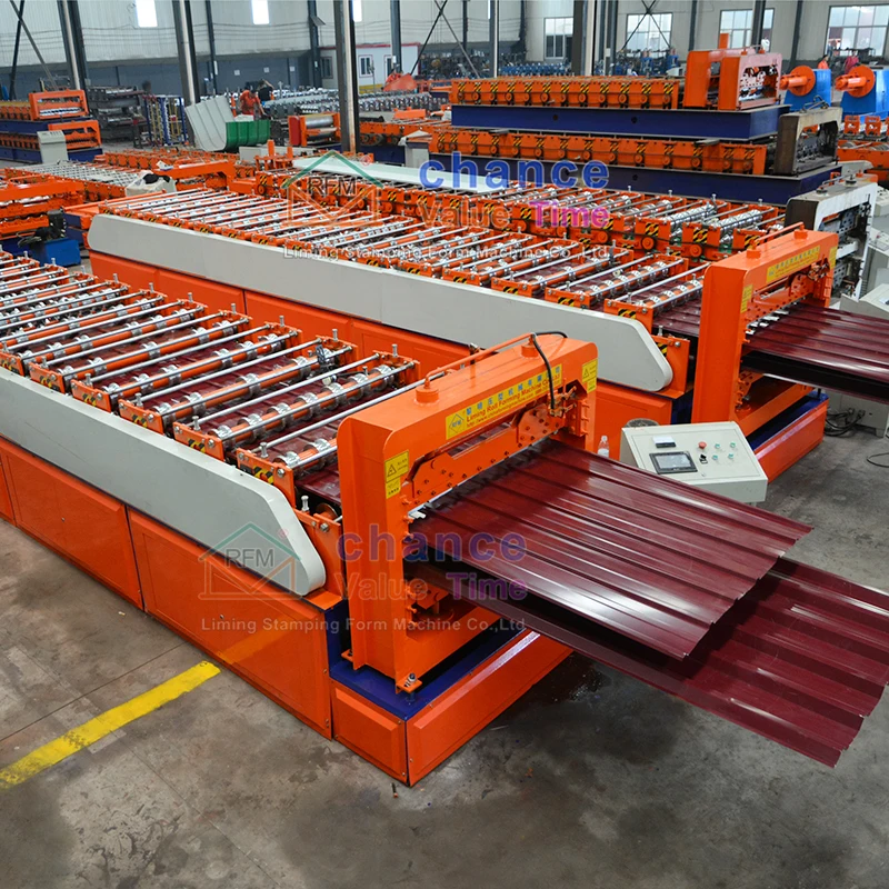 Double Layer Roll Forming Machine rollformers Metal Roofing Corrugated Steel Sheet Wall Panel tile making machine