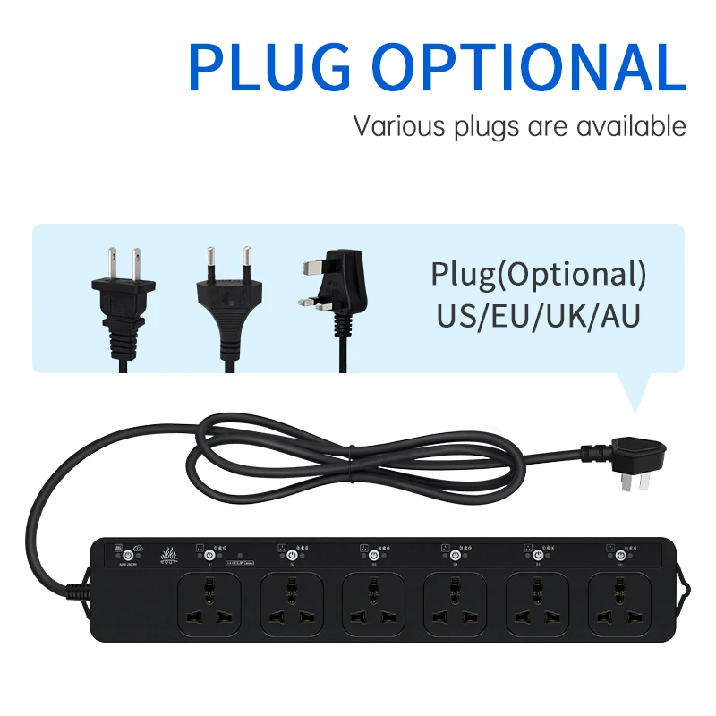 Smart Power Socket Plug  EU UK US AU Electrical Plug Sockets Outlets Cord Remote APP control Aquarium device timing