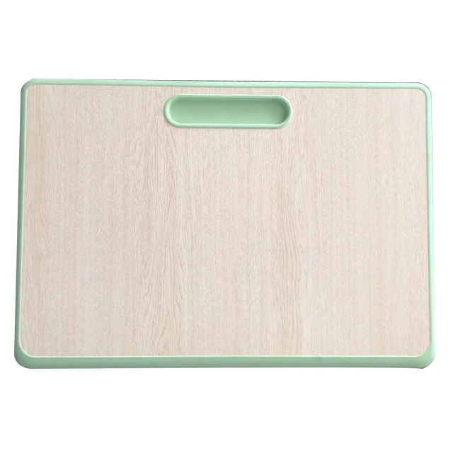 School furniture table top board multicolor solid wood board single table and chair
