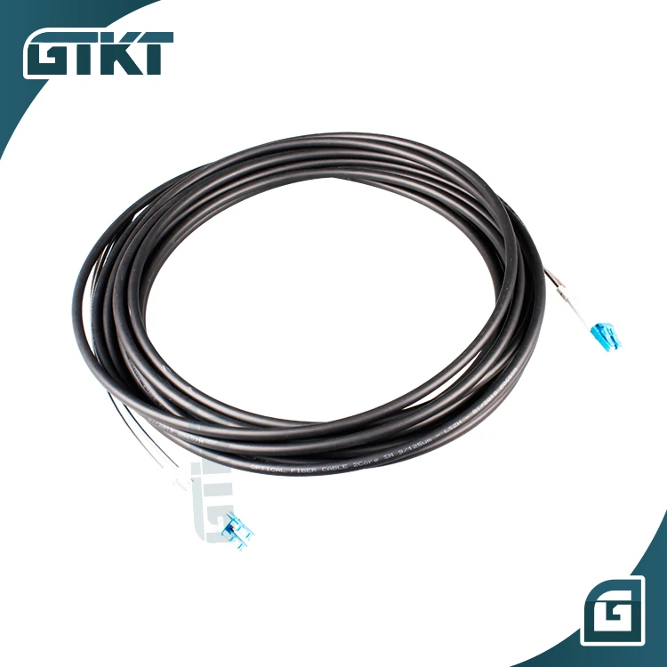 20 м LC к FTTH волоконно-оптический кабель патч-корд SM 9/125 дуплексные уличные патч-корды оптоволоконные поставщики