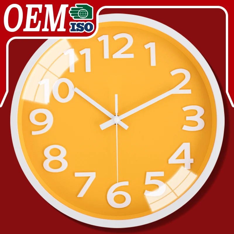 12 Inch Home Decoration Decorative 3d Wall Clock
