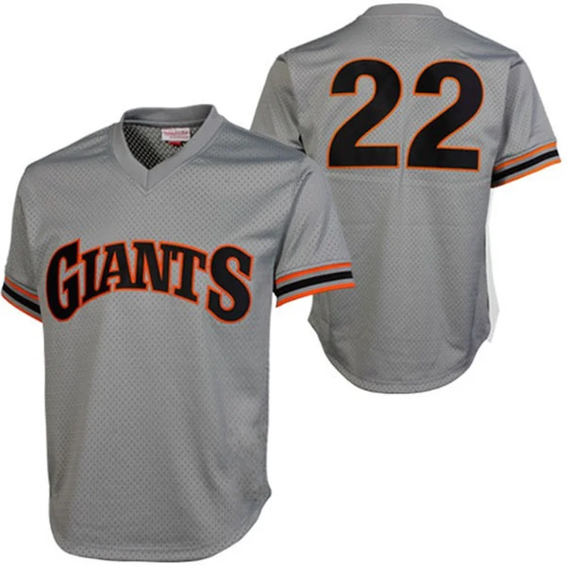 Throwback Matt Williams Barry Bonds Willie Mays Will Clark Willie McCovey Juan Marichal Jersey Men San Francisco stitched