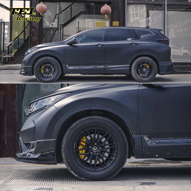 Front Big Brake Kit 4 Piston Caliper with 330*28 mm rotor BBK auto brake system  For Honda CRV 2019 YEAR 17 Inch car rim