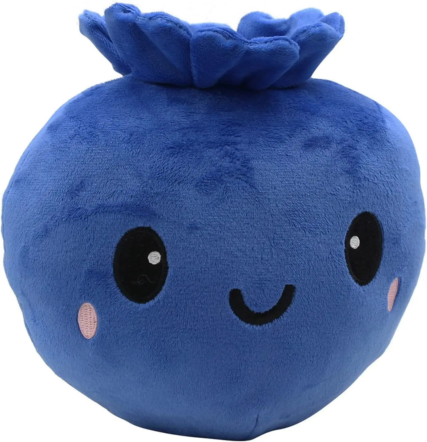 Kawaii Blueberry Plush Stuffed Toy Soft Fruit Plushie Pillow