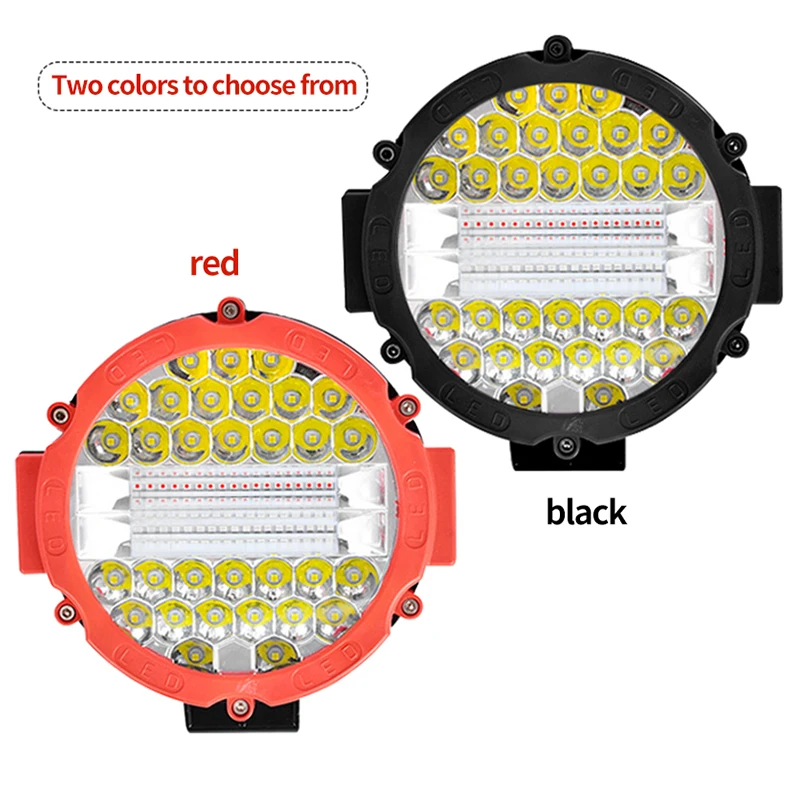 Led Work Light 7 inch 51W Car Headlight 14 Led Car Light For Truck Offroad 12/24V Night Driving Lights For SUV Fog Lamps