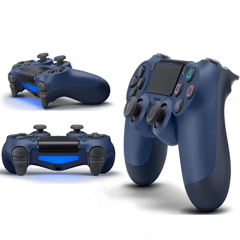 Hot Wireless Bluutooth Double Shock Gamepad For PC and Laptop PS4 Controllers Compatible Vibration Game Muti-colors Joystick