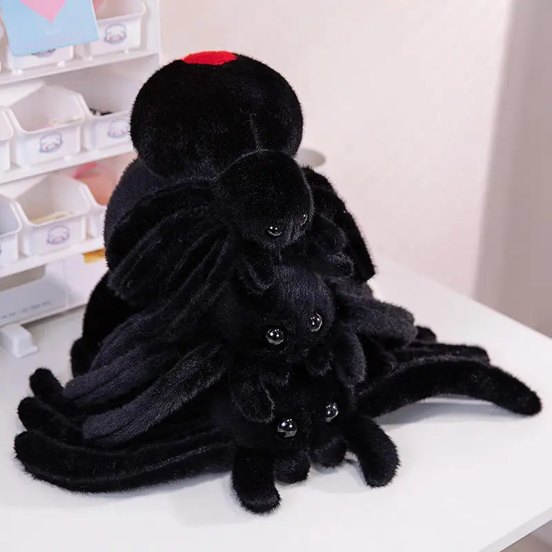 Halloween Spider Simulation Plush Spider Halloween Plush Toy Gifts Halloween Decorations Sofa Pillows