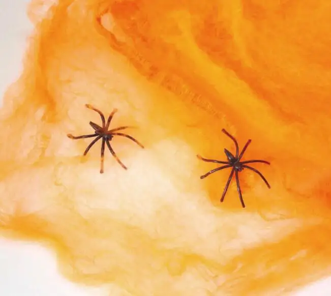 Halloween Stretch Spider Webs Indoor Outdoor Spooky Spider Webbing With Spiders For Halloween Decorations