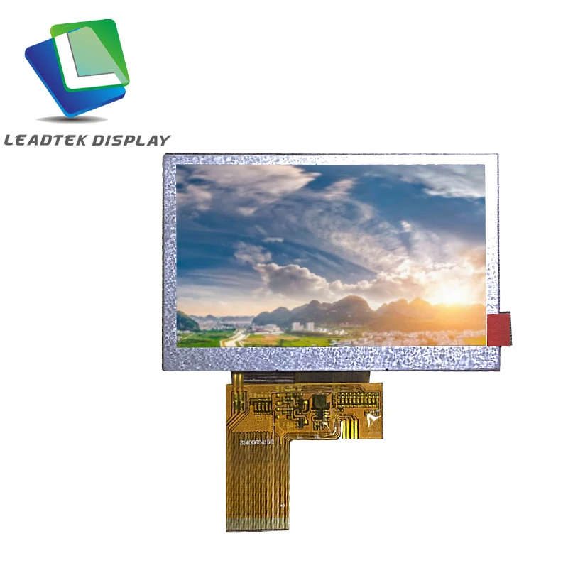 Tft ЖК-дисплей 4,3 дюймов 380 нит яркость 800*3(RGB)* 480 экран дисплея с разрешением