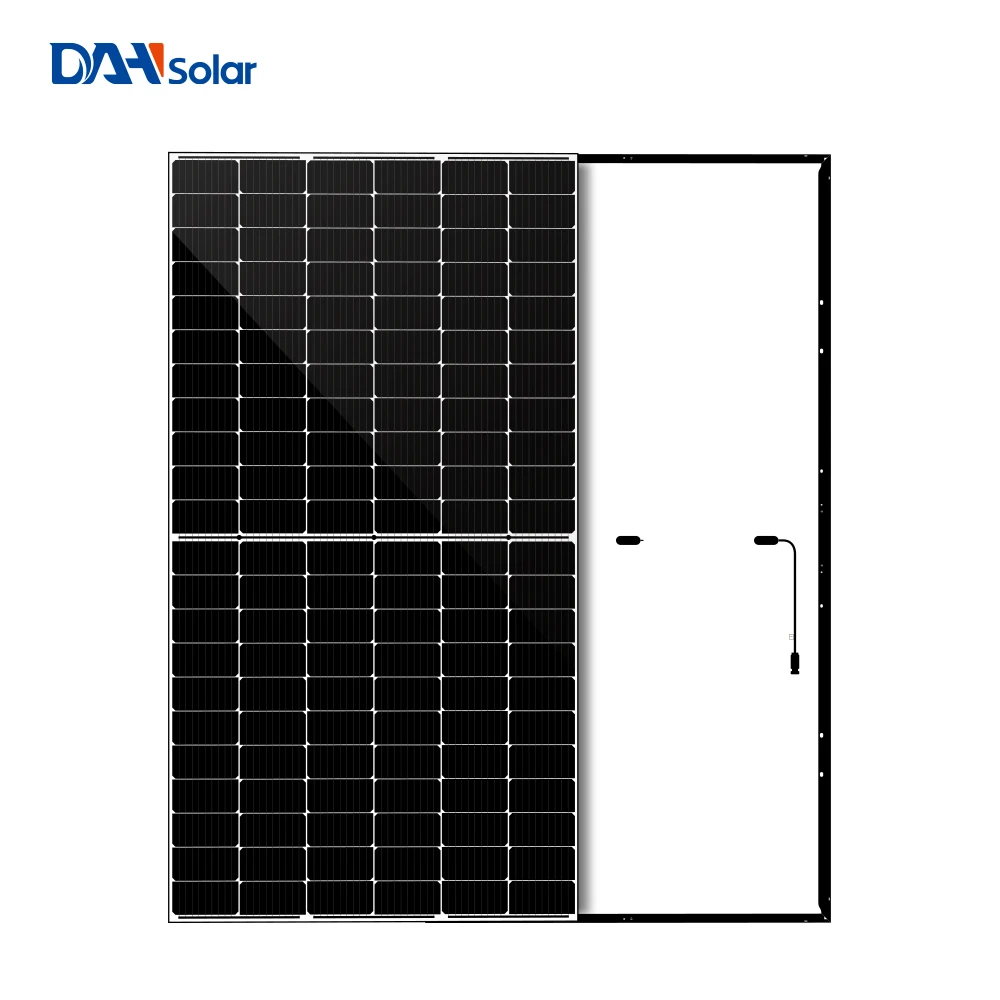 DAH full screen mono half cell solar panel 9BB half cut 410w 415w 420w solar pv panel