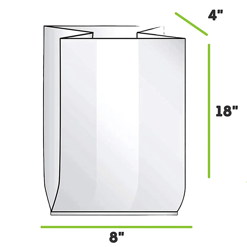 Custom Transparent OPP BOPP Cello Gusset Bags Square Bottom Heat Seal Plastic Packaging for Candy and Bakery Items