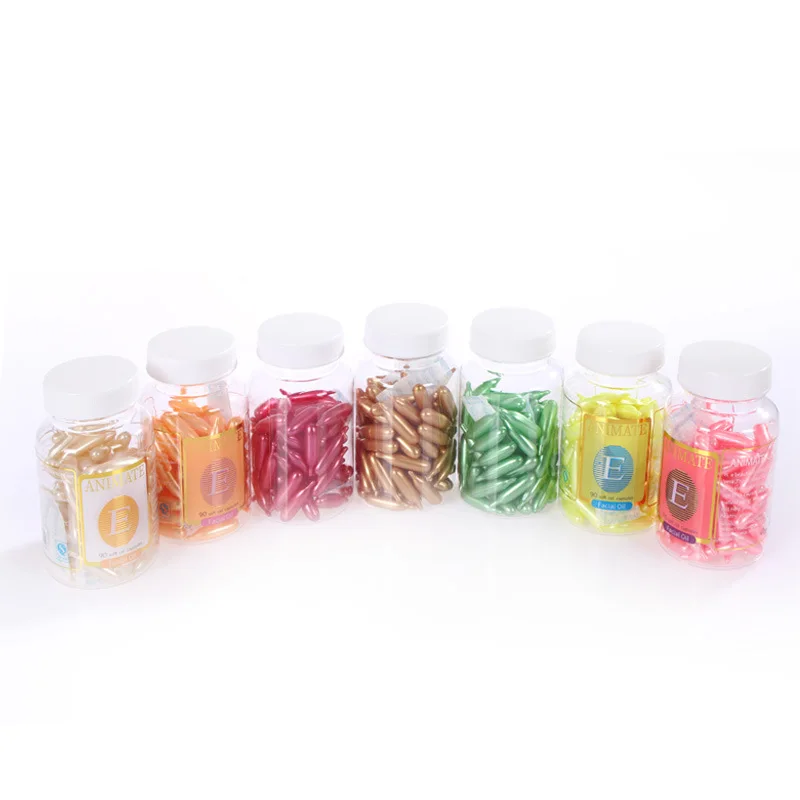 wholesale vitamin C hyaluronic acid nicotinamide ceramide anti aging wrinkle lightening Pale spot face facial serum capsule