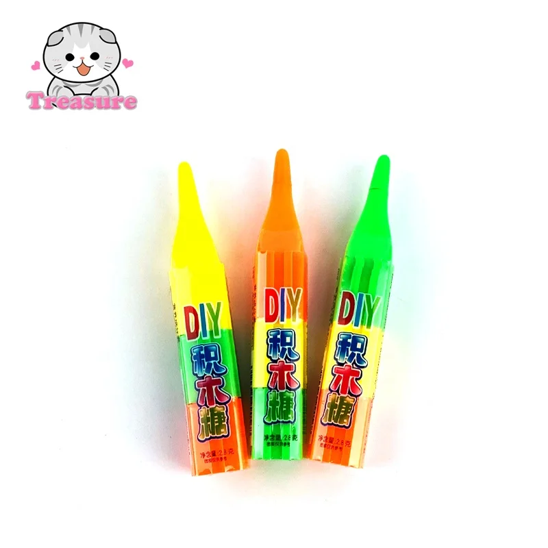 Pen and pacifier candy toy candy halal hard candy