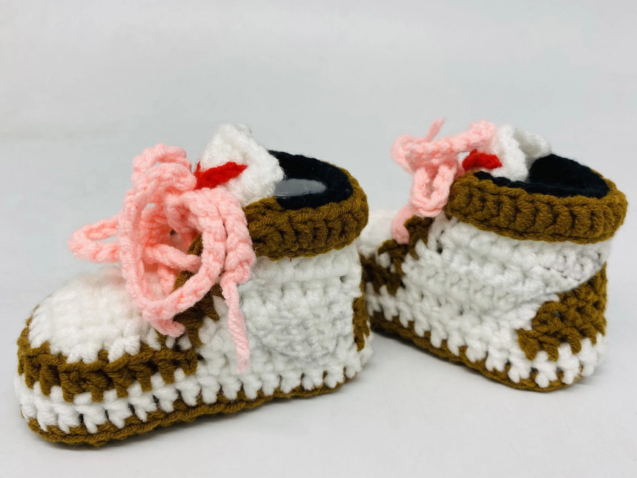 Soft Crochet Baby Booties Pattern Sneakers Sports