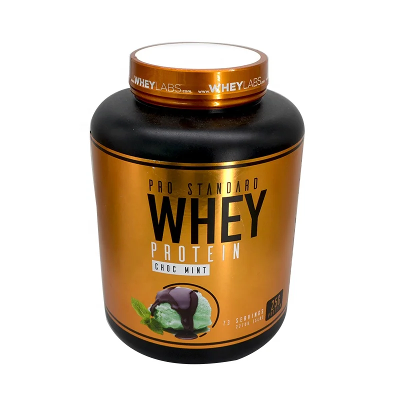 bottle neck digital shrink sleeve label for whey protein bottle cap seal